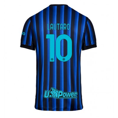 Moški Nogometni dresi Inter Milan Lautaro Martinez #10 Domači 2025-26 Kratek Rokav Moški Nogometni dresi Inter Milan Lautaro Martinez #10 Domači 2025-26 Kratek Rokav